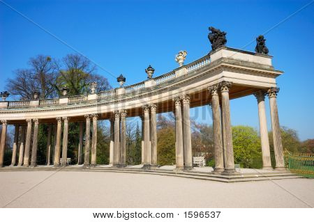 Collonnades i Sanssouci Palace