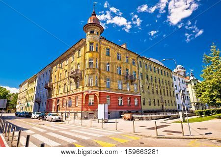 Ljubljana City Center Architecture View