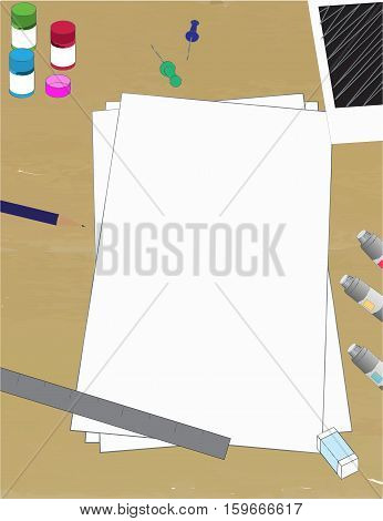 The graphics used in paint and pen