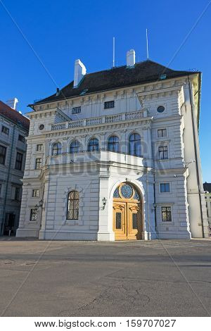 Office of the Federal President Austria office of the austrian president at the leopoldinischer trakt in the Hofburg Complex