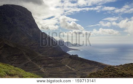 Gran Canaria, Steep Cliffs Of North West Coast