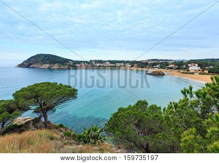 Summer La Fosca Beach, Palamos, Spain.