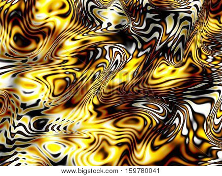 Fractal abstract background. Abstract wavy horizontal pattern