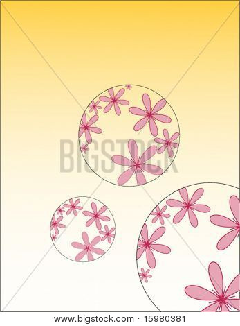 サークルの花