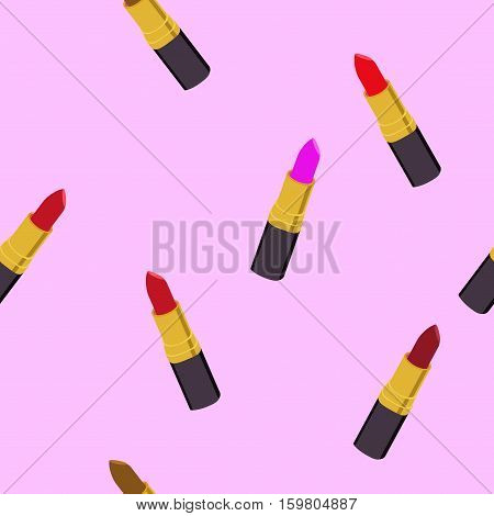 Red Lipstick Pattern