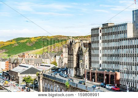 Edinburgh, Scotland, Uk-circa July 2016:several Views Of The City