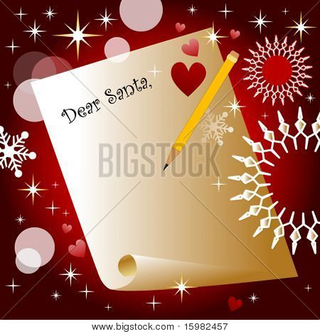 Dear Santa letter