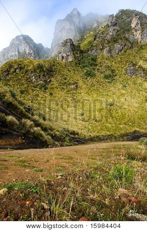 Andesbjergene på Mojanda - Ecuador