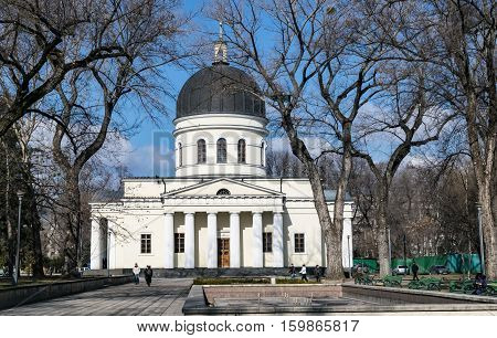 Chisinau, Moldova - March 2015: Nativity Church in Chisinau, Moldova in March 2015