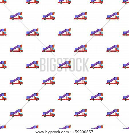 Passenger gangway pattern. Cartoon illustration of passenger gangway vector pattern for web