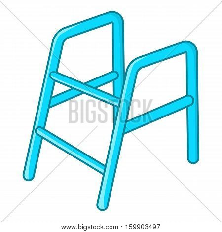 Walking frame icon. Cartoon illustration of walking frame vector icon for web design