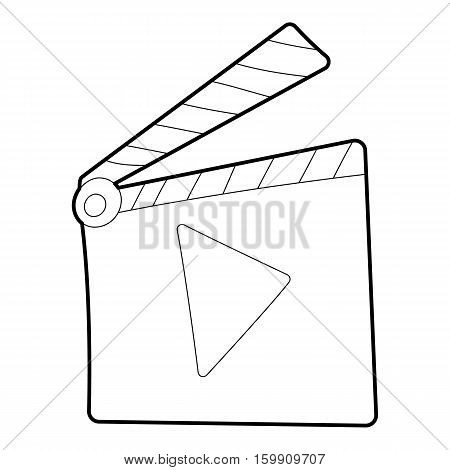 Slapstick icon. Outline illustration of slapstick vector icon for web