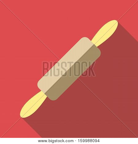 Rolling pin icon. Flat illustration of rolling pin vector icon for web