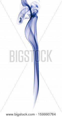 Abstract light smoke on a white background