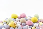 チョコレートの卵を混合