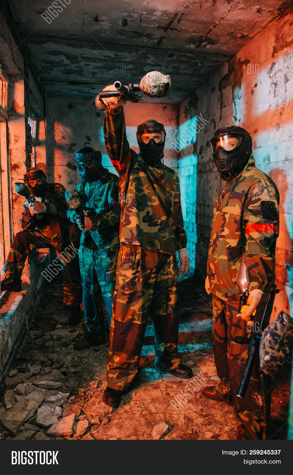 Male Paintball Player Image & Photo (Free Trial) Bigstock