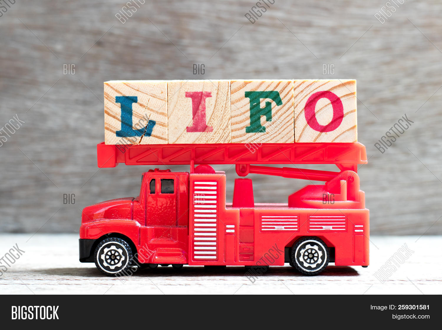Toy Fire Ladder Truck Image & Photo (Free Trial) | Bigstock