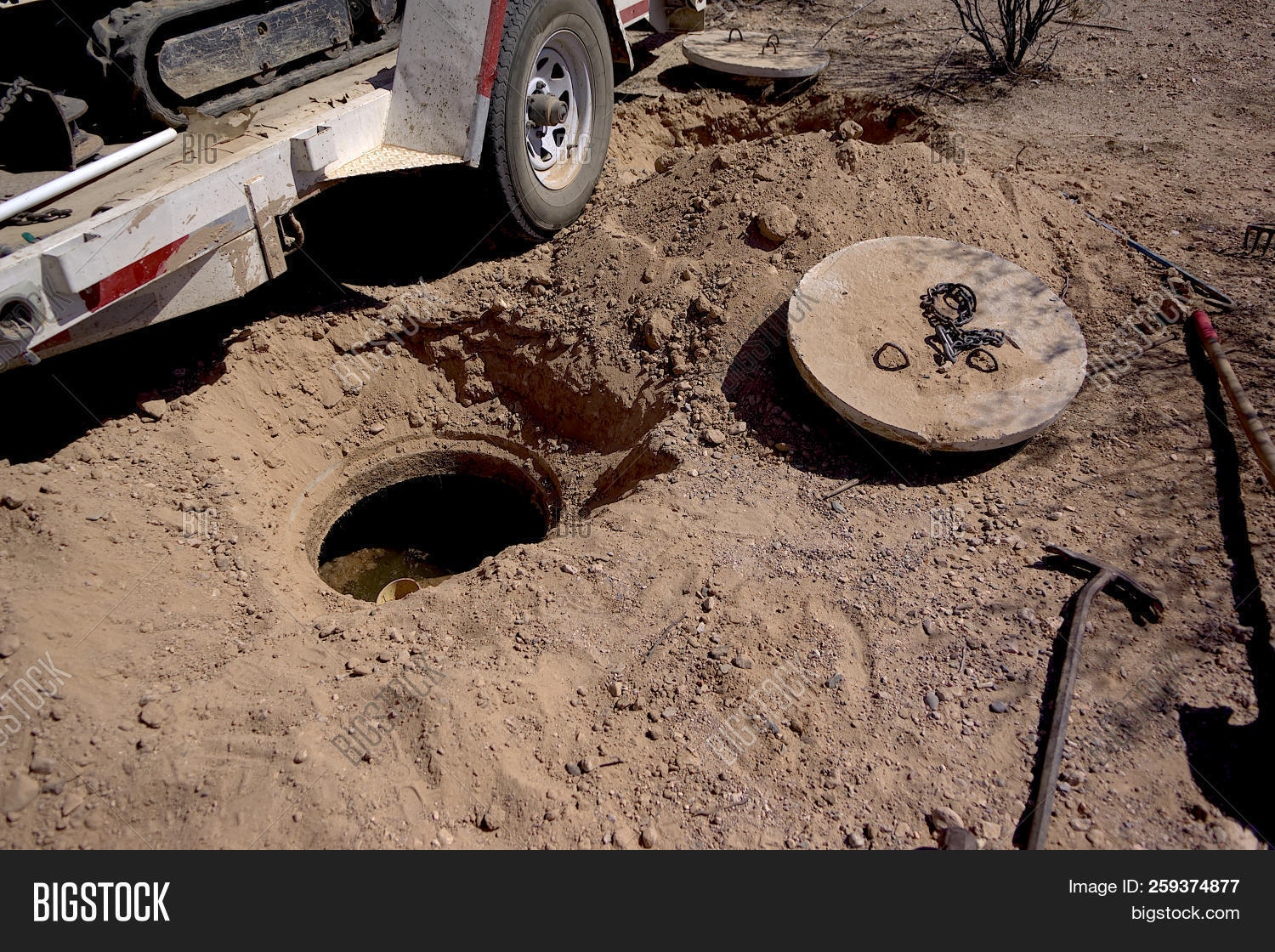Septic Tank Lids Image & Photo (Free Trial) Bigstock