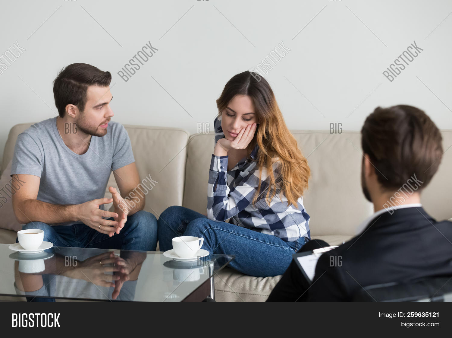 Young Couple Discuss Image & Photo (Free Trial) Bigstock