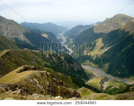 Beautiful Scenery, View Of The Valley Of The Damiraparanchay River From A Height