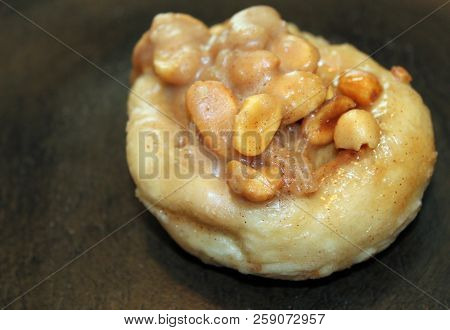 Peanut Cinammon Sticky Bun Dessert Right Side