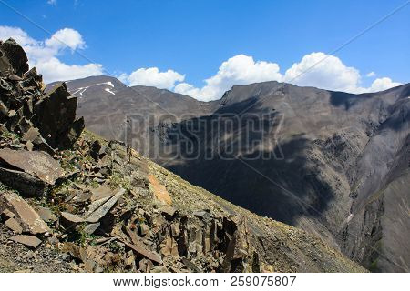 Azerbaijan, Gabala, Caucasian Mountains, Beautiful Scenery From A Height