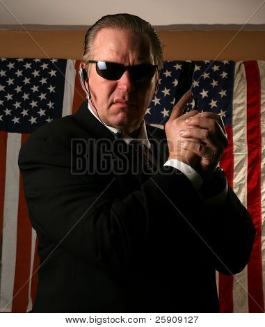 ett secret service agent koncept