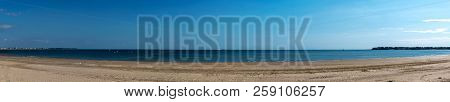 Panoramic View Of The Beach Of La Baule Bay In France