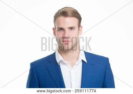 White Collar Worker. Macho Confident Ready Work Office. Guy Office Worker Handsome Attractive. Worki