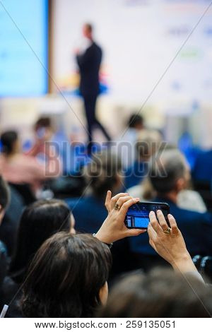 People on a conference