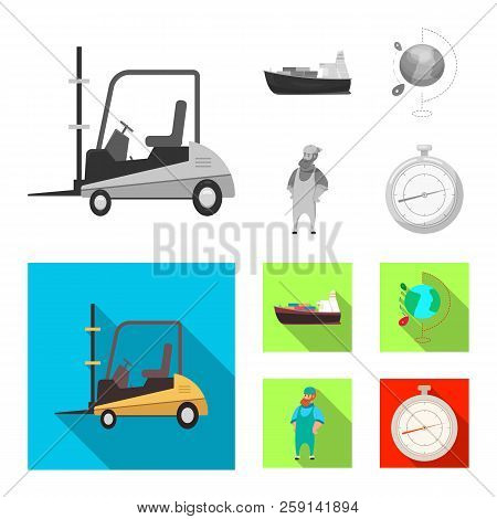 Vector Design Of Goods And Cargo Icon. Set Of Goods And Warehouse Vector Icon For Stock.