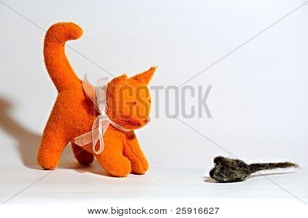 Giocattoli gatto e topo