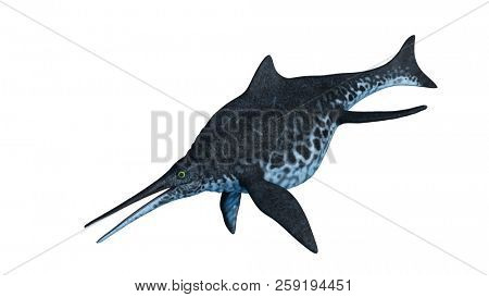 3d rendered illustration of a Shonisaurus