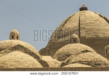 Toki Zargaron, Ancient Trading Domes In Bukhara - Uzbekistan. Central Asia.