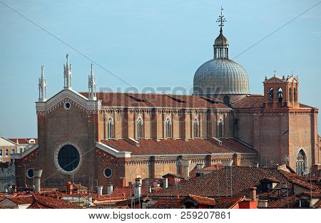 Basilica Of Saint John And Saint Paul Also Called San Giovanni E Paolo In Italian Language In Venice