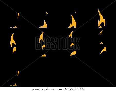 Sprite Sheets Fire Loop. Ready For Games Or Cartoon.