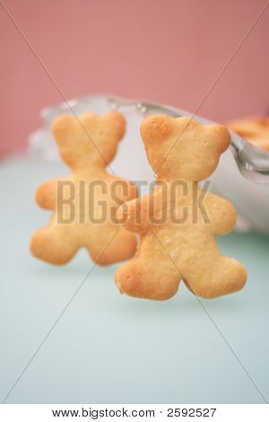 A cookie-k formájában két medve