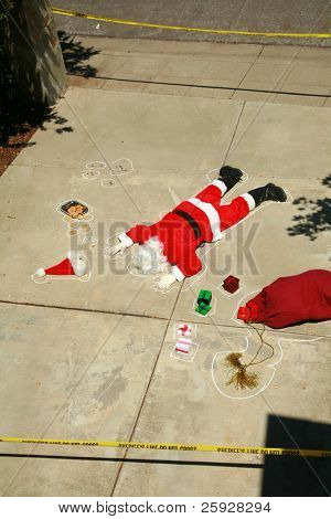 O Boże! SANTA CLAUS kogoś STRZAŁEM w dysku przez rozstrzelanie!  Santa Claus pada ofiarą przemocy