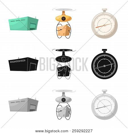 Isolated Object Of Goods And Cargo Icon. Collection Of Goods And Warehouse Stock Symbol For Web.