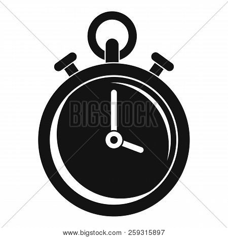 Contraceptive Stopwatch Icon. Simple Illustration Of Contraceptive Stopwatch Icon For Web Design Iso