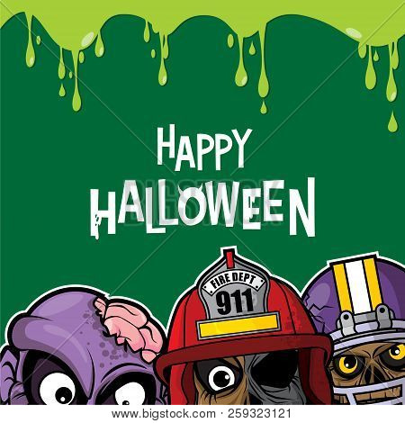 Design Backgrounds Or Halloween Posters With Zombie Themes