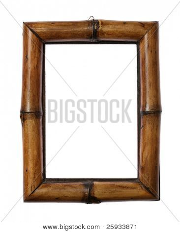 Armature en bambou isolé on white