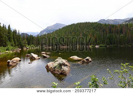 Bear Lake, Rocky Mountain National Park In Colorado, Usa.