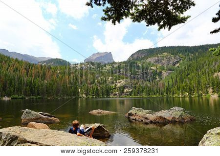 Bear Lake, Rocky Mountain National Park In Colorado, Usa.