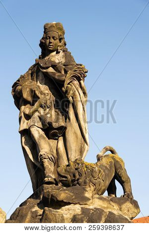 Statue Of Saint Vitus From Ferdinand Maxmilian Brokoff 1714 On Charles Bridge Near Mala Strana Bridg