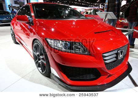CHICAGO - 15 Şubat: 15 Şubat 2011 yıllık Chicago Otomobil Fuarı, Honda tanıtımı ben