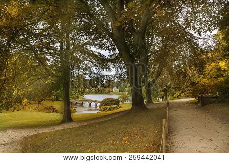Autumn In The Park, Vibrant Colour, Beautiful Wiev.