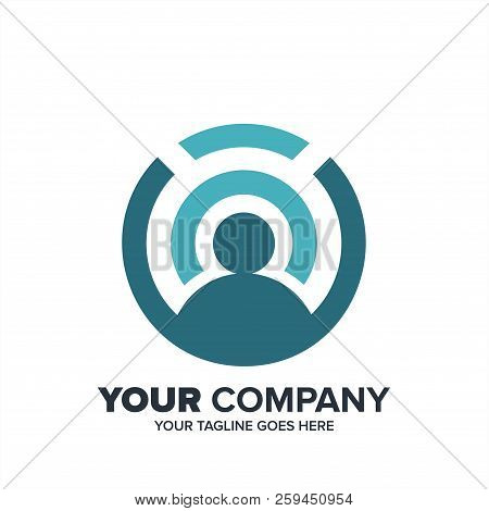 Creative Abstract Technology Logo Icon Template , Letter C Technology Logo With Wifi Icon, Wifi C Ic