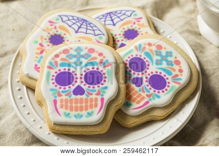 Homemade Mexican Sugar Skull Cookies