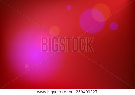 Blurred Abstract Holiday Backdrop With Lights. Festive Background For For Design Banner, Advertising